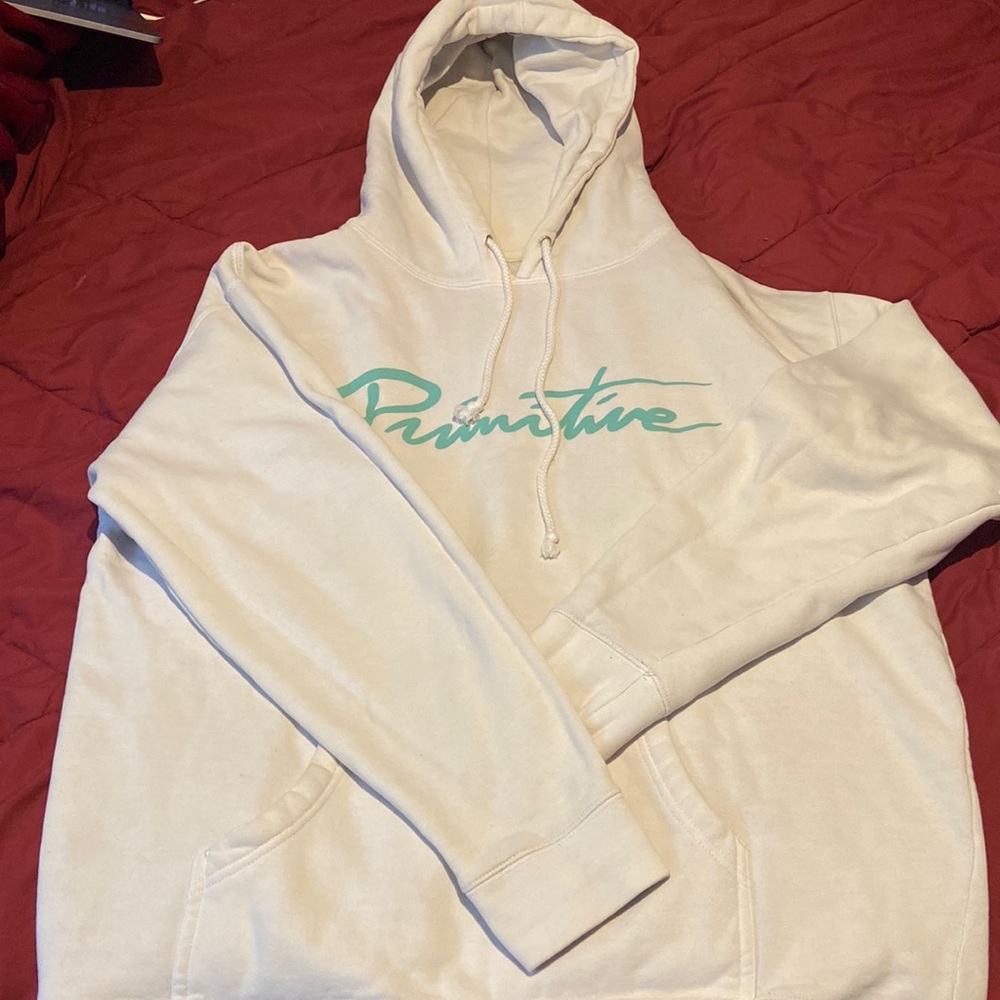 Large White Primitive Hoodie